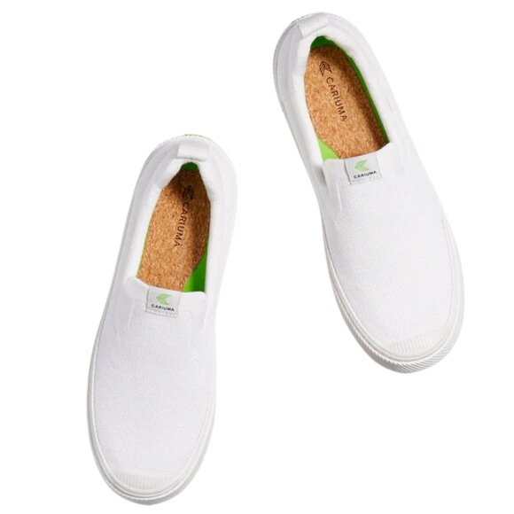 CARIUMA IBI Slip On White Knit Sneaker Shoes Size 9 NWT - Picture 1 of 13